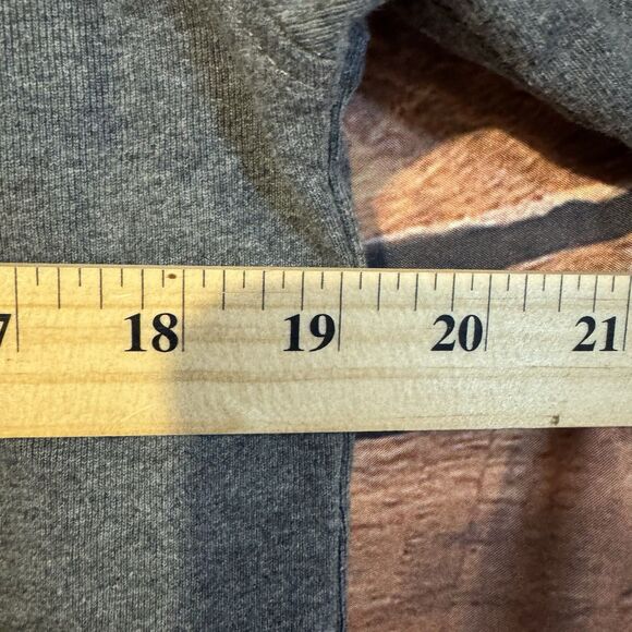 Nickel & Iron NY Men's M Gray Long Sleeve Henley Shirt Cotton Blend Casual Top - Picture 6 of 7